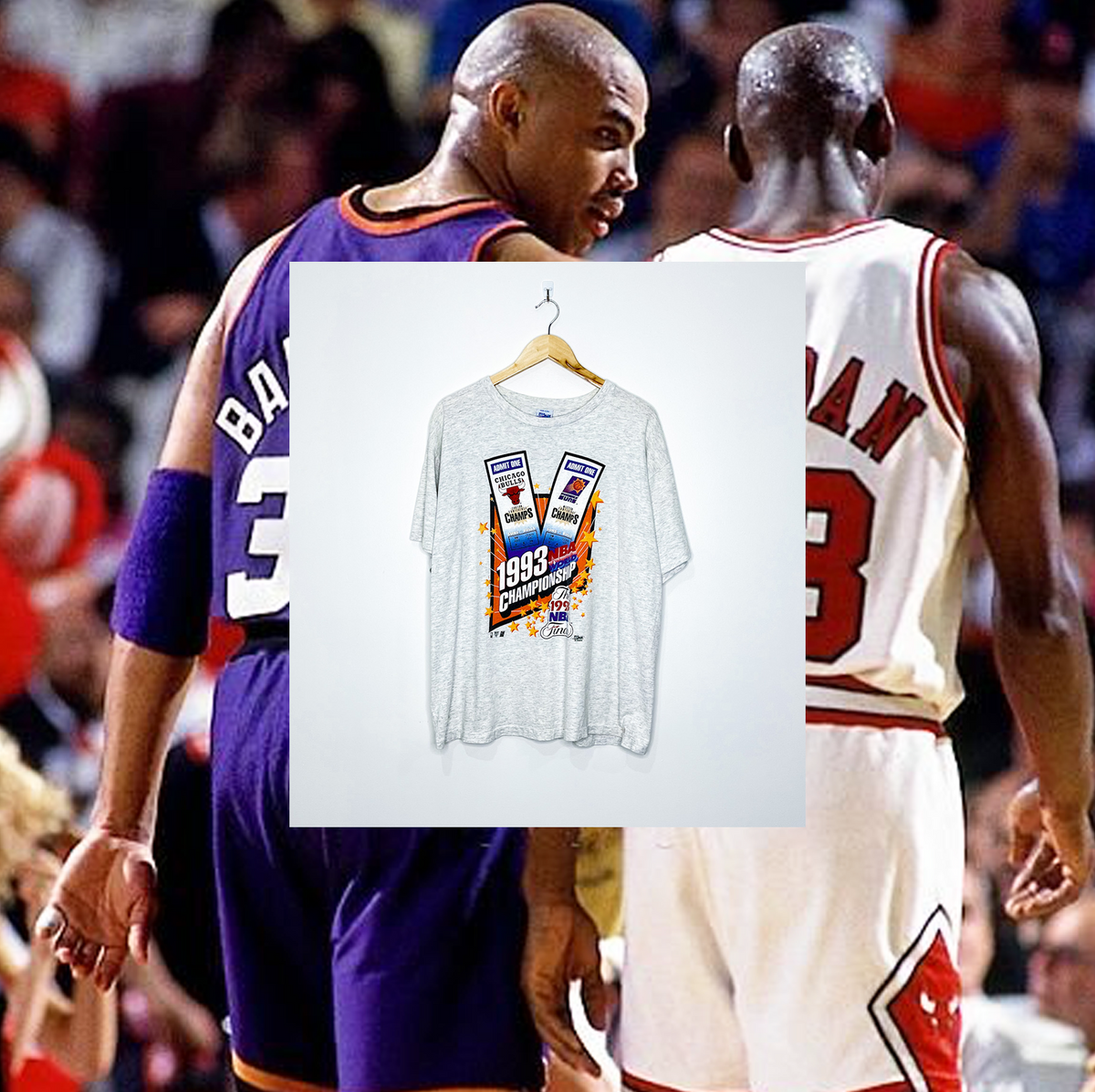 Vintage Chicago Bulls Phoenix Suns 1993 NBA Finals How They Match Up S –  Yesterday's Attic