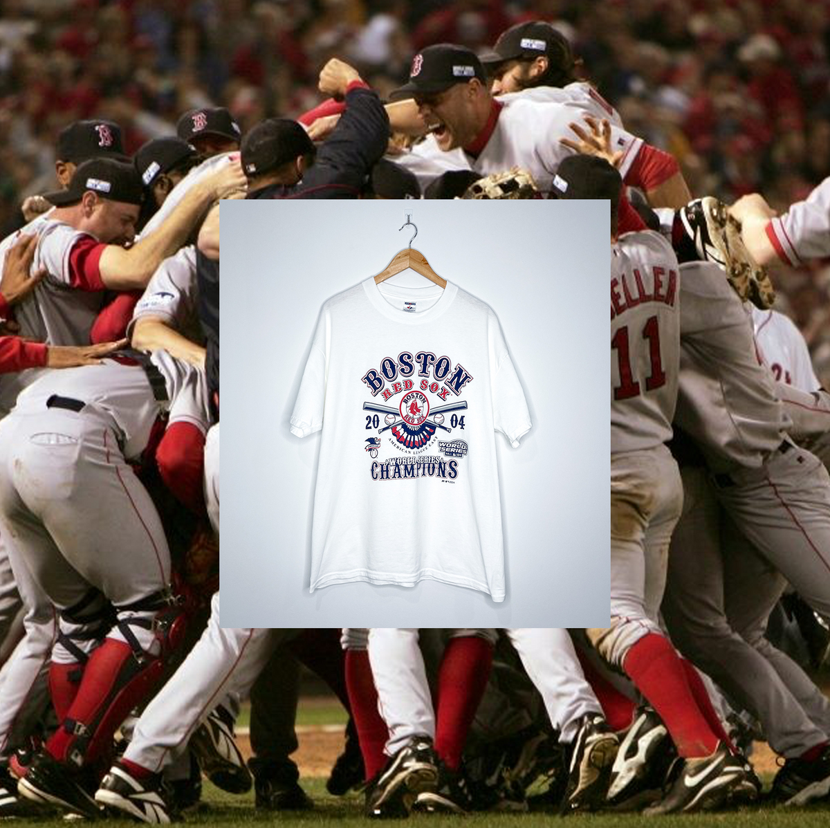 Boston Red Sox MLB 2004 World Series Champions Players Vintage