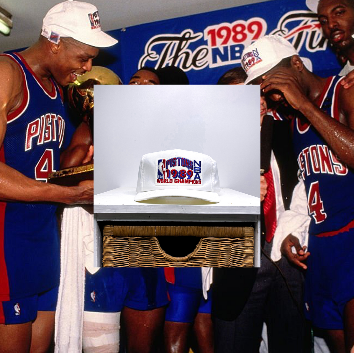 1989 NBA Finals Detroit Pistons Fitted Cap – All Things Marketplace
