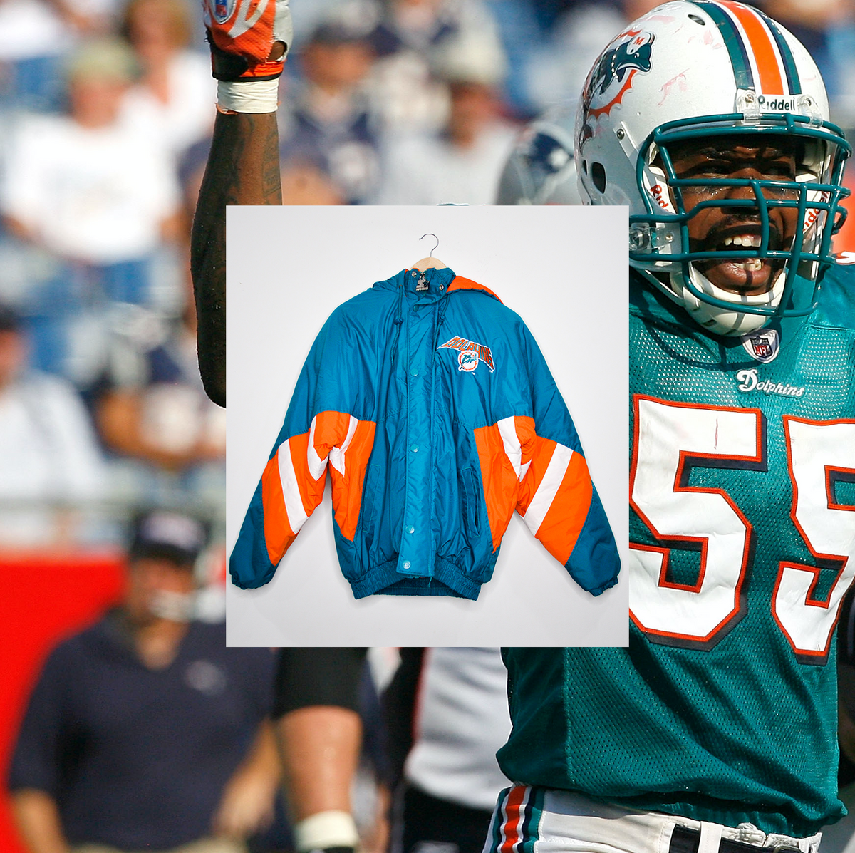 Miami dolphins discount retro jacket