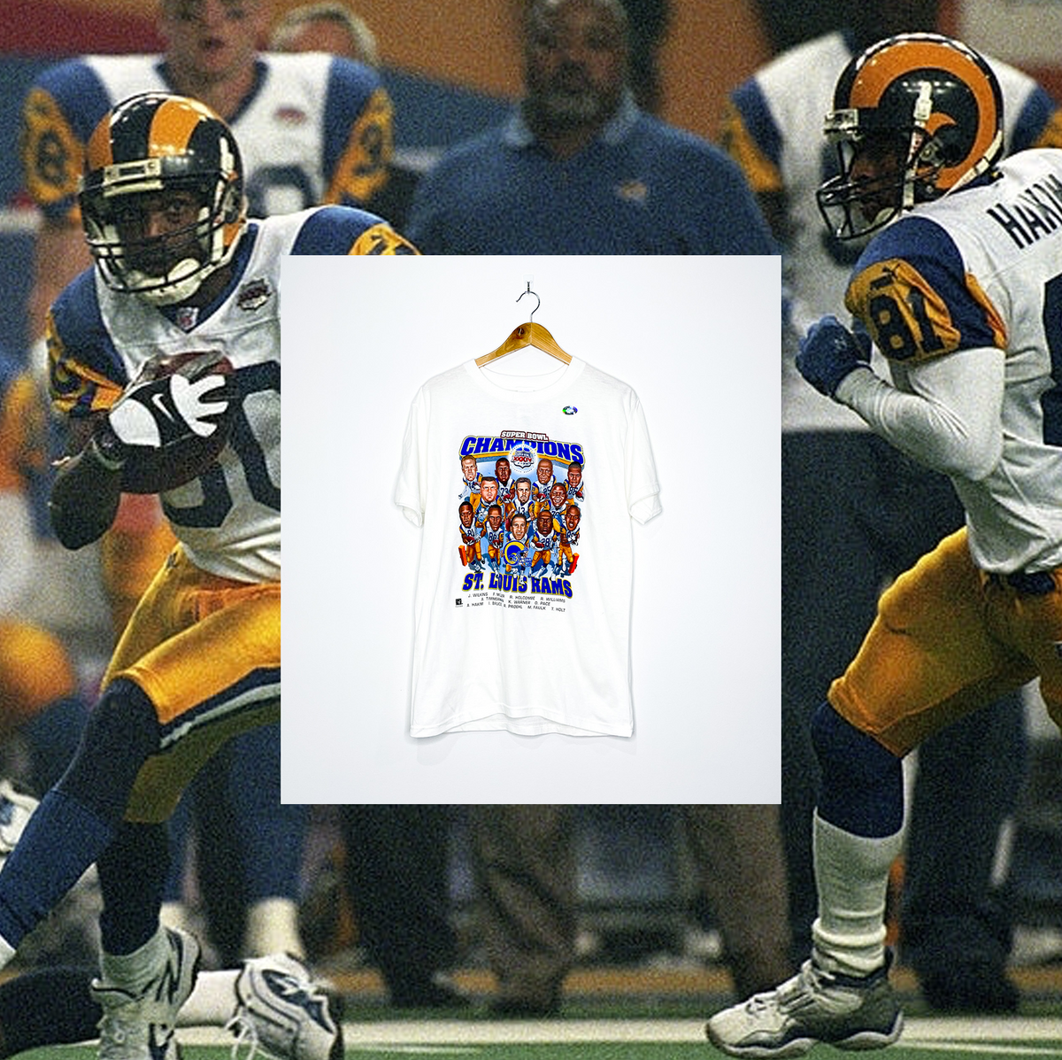VTG - St. Louis Rams Super Bowl XXXIV Champion SS Shirt Pro Player - Youth  10/12