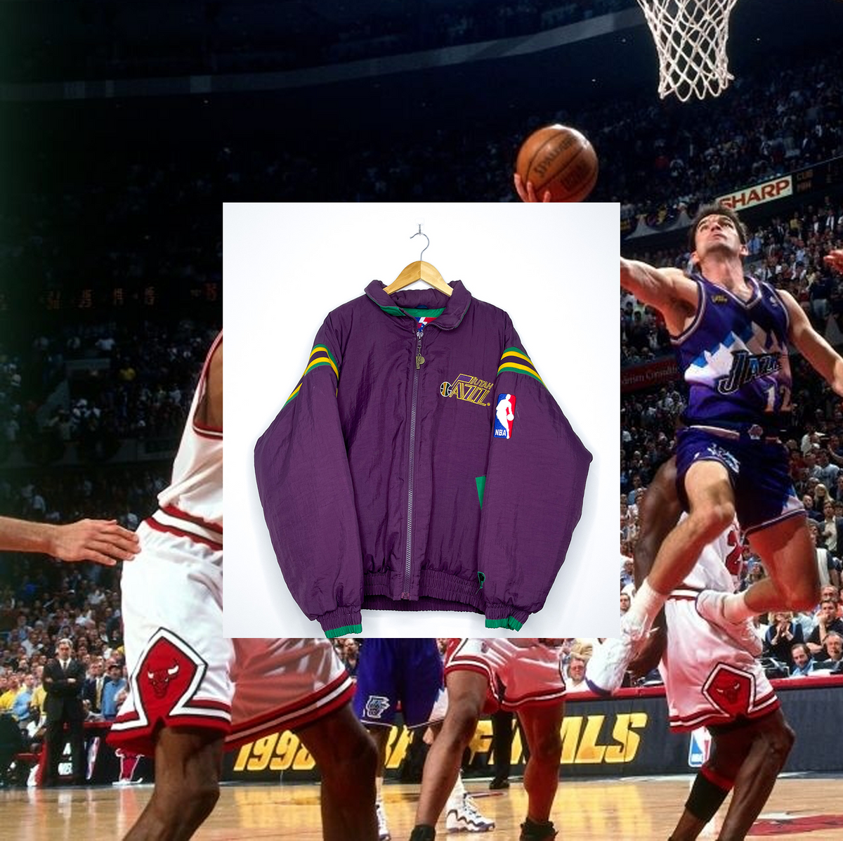 UTAH JAZZ VINTAGE JACKET 1 Vintage