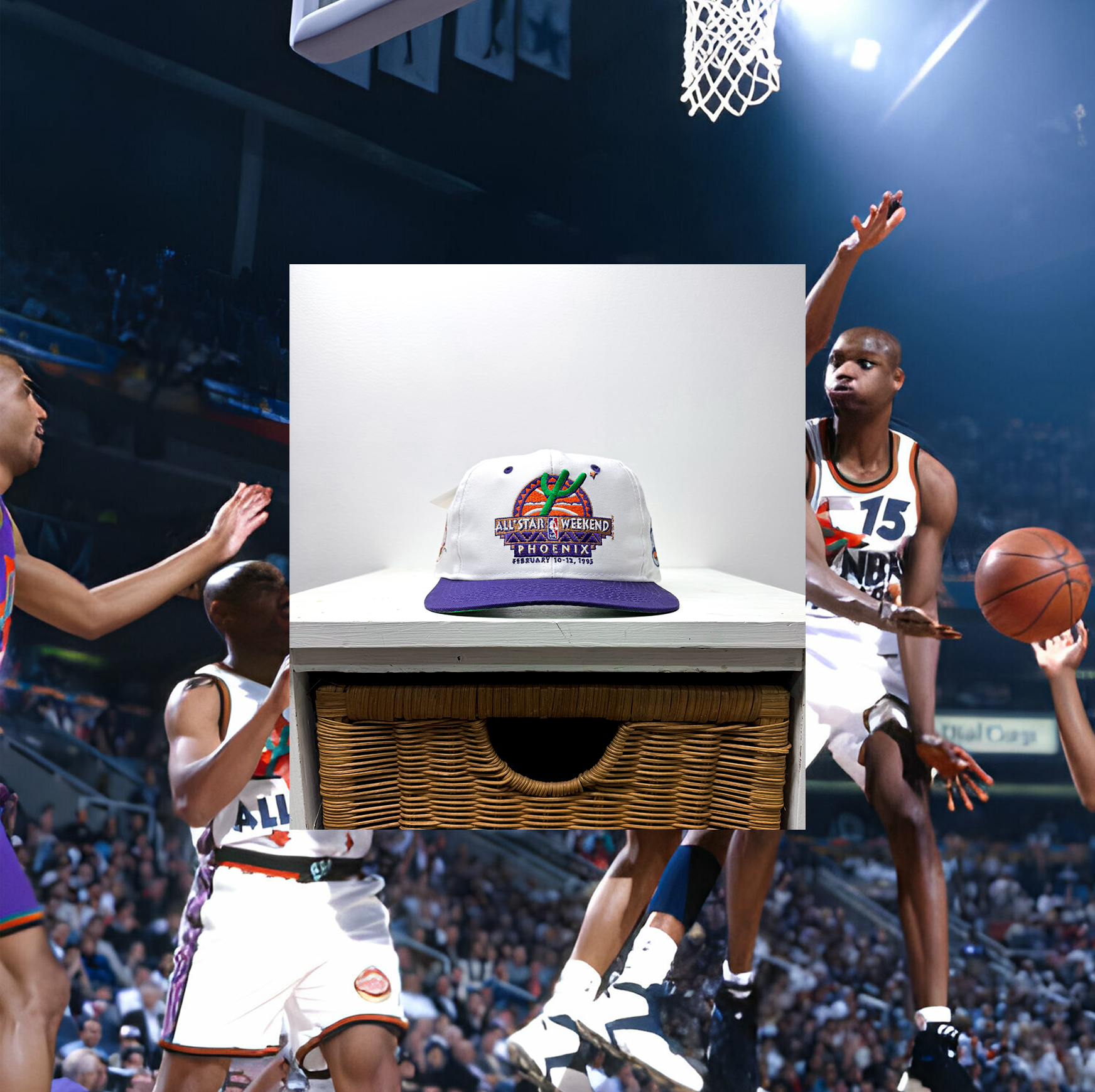 1995 NBA ALLSTAR WEEKEND VINTAGE HAT (Deadstock)