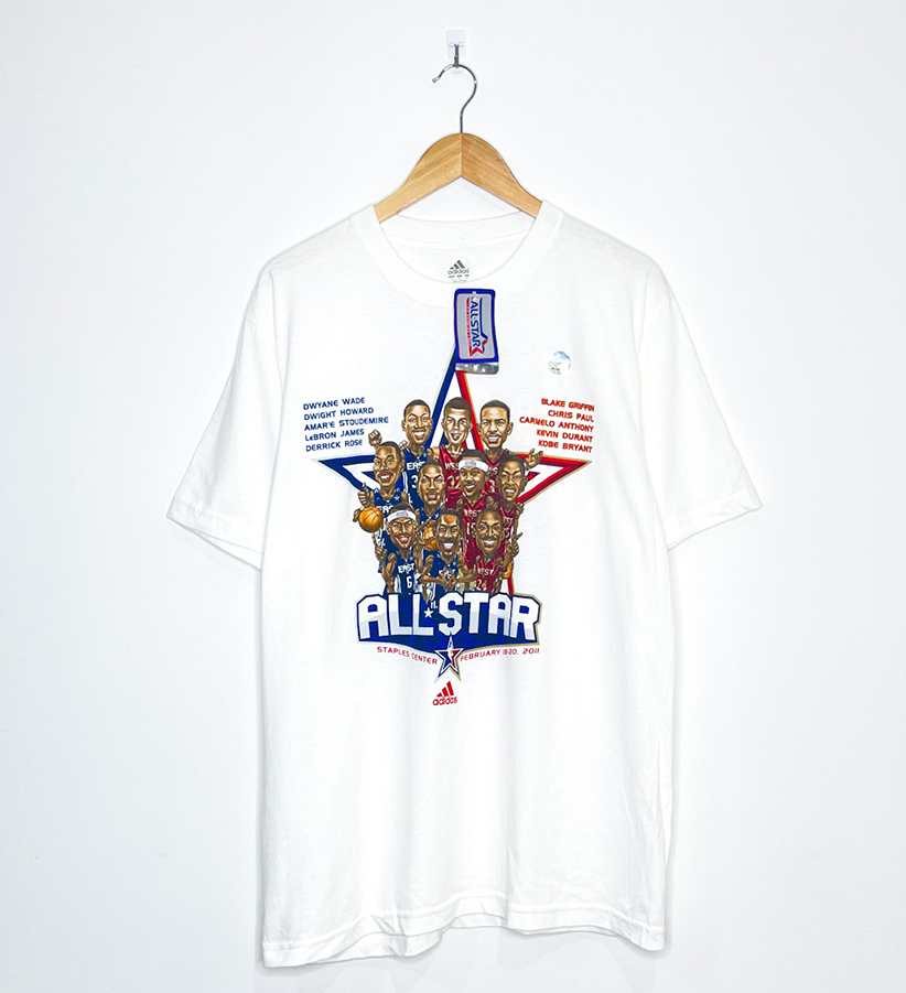 2011 NBA ALL STAR GAME CARICATURE TEE (Deadstock)