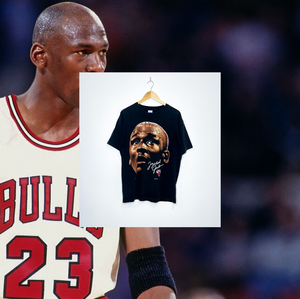 CHICAGO BULLS "Michael Jordan" VINTAGE BIG FACE TEE