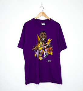 LOS ANGELES LAKERS "Magic Johnson" CARICATURE TEE