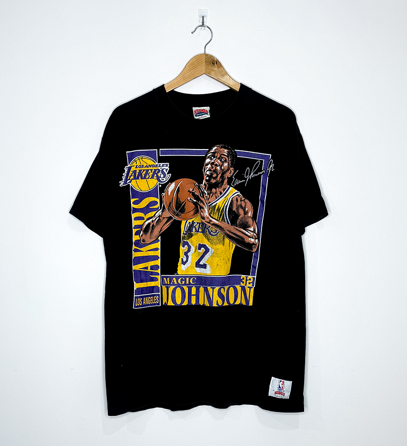 LOS ANGELES LAKERS "Magic Johnson" VINTAGE PLAYER TEE