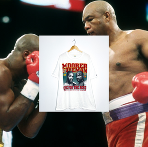 MOORER VS FOREMAN "One For the Ages" VINTAGE BOXING TEE