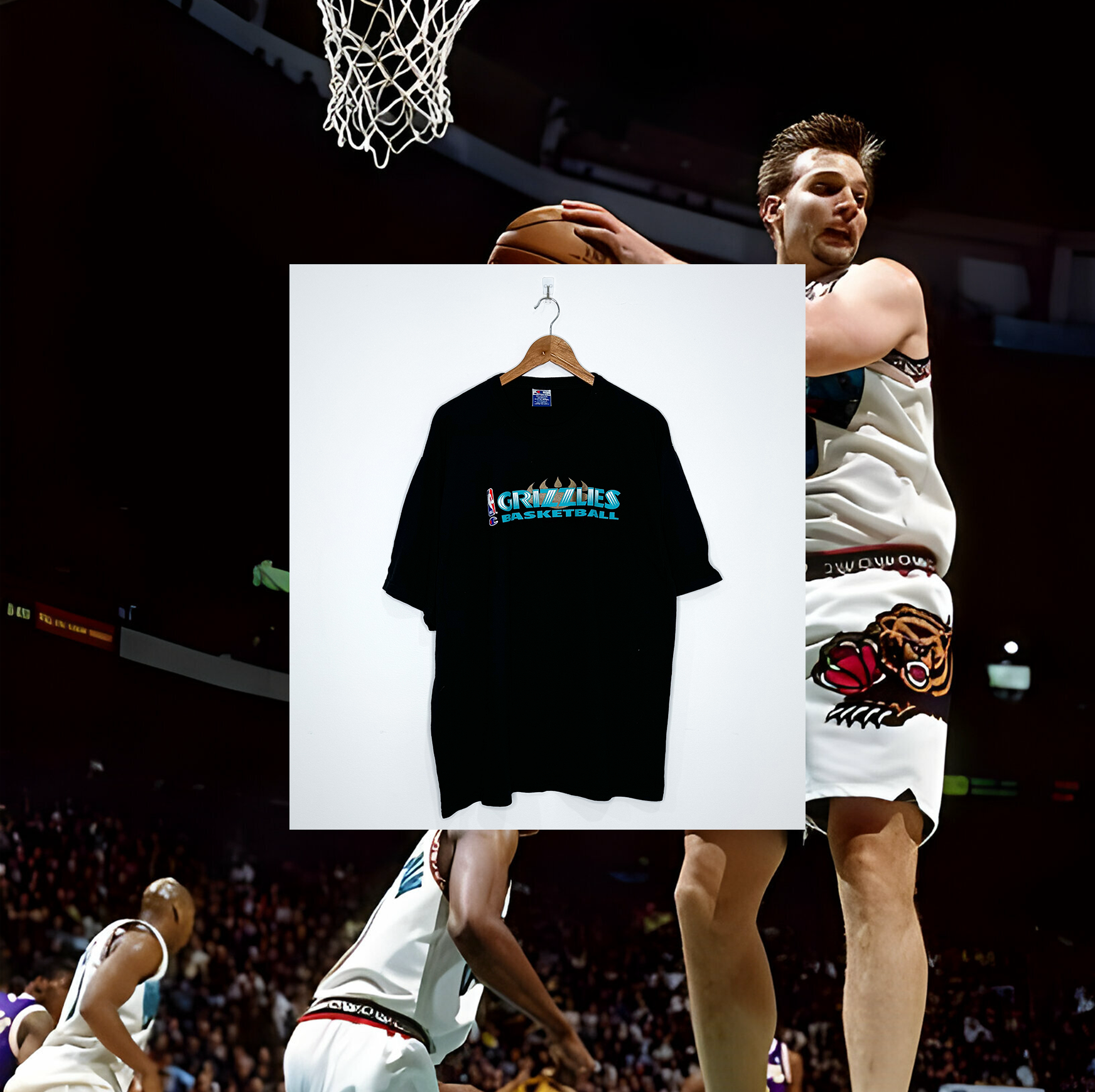 VANCOUVER GRIZZLIES VINTAGE CHAMPION TEE