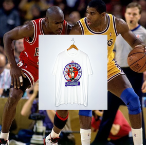 1991 NBA FINALS "Chicago Bulls vs Los Angeles Lakers" VINTAGE TROPHY TEE