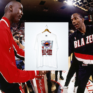 1992 NBA FINALS "Chicago Bulls vs Portland Trail Blazers" VINTAGE TEE