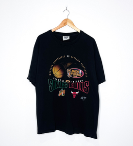 1996 NBA FINALS "Seattle Sonics vs Chicago Bulls" VINTAGE TEE