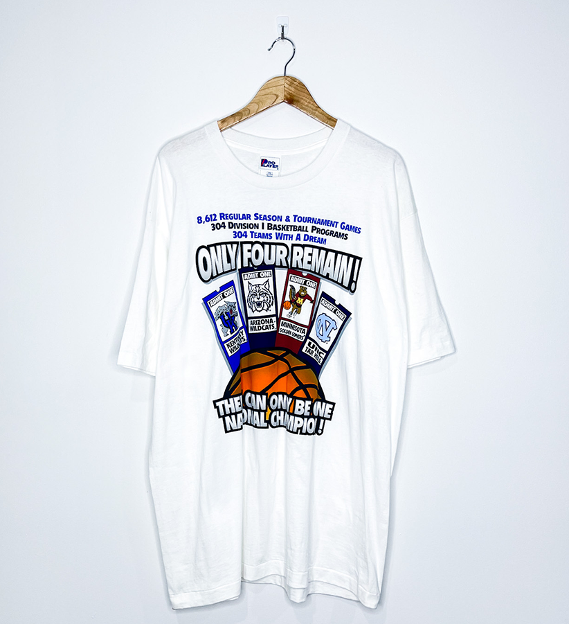 1997 FINAL 4 "Only 4 Remain!" VINTAGE TICKET TEE