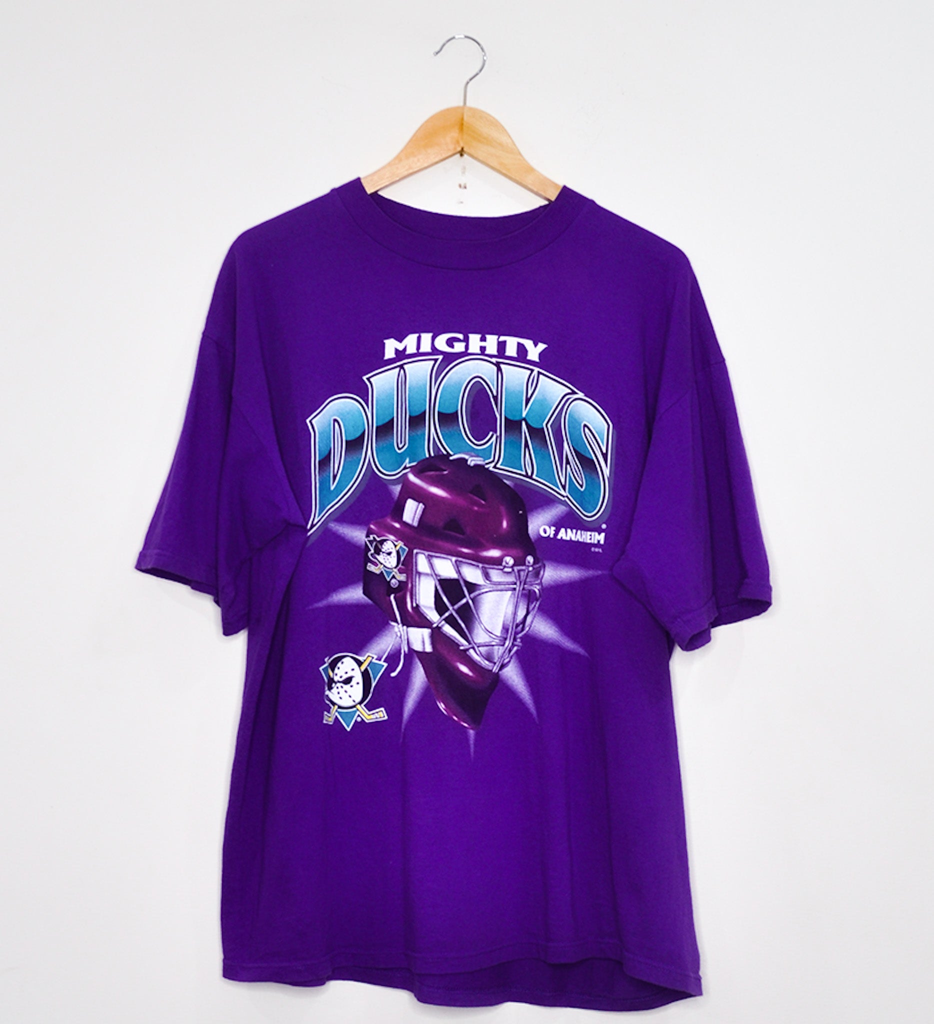 ANAHEIM DUCKS "Mighty Ducks of Anaheim" HELMET TEE