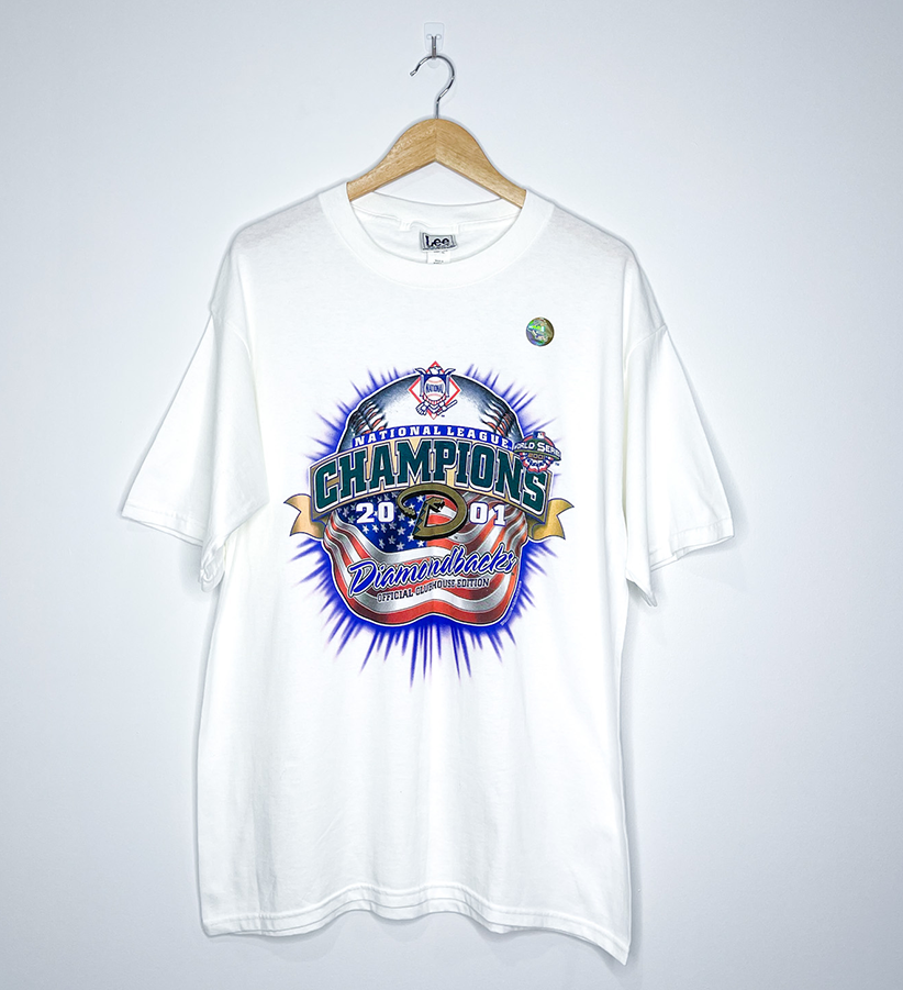 ARIZONA DIAMONDBACKS "2001 World Series Champions" VINTAGE TEE (Deadstock)