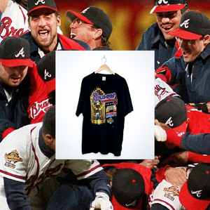 ATLANTA BRAVES "1995 World Series Champs" VINTAGE TROPHY TEE