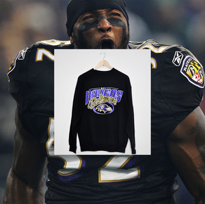 BALTIMORE RAVENS SPELLOUT CREWNECK