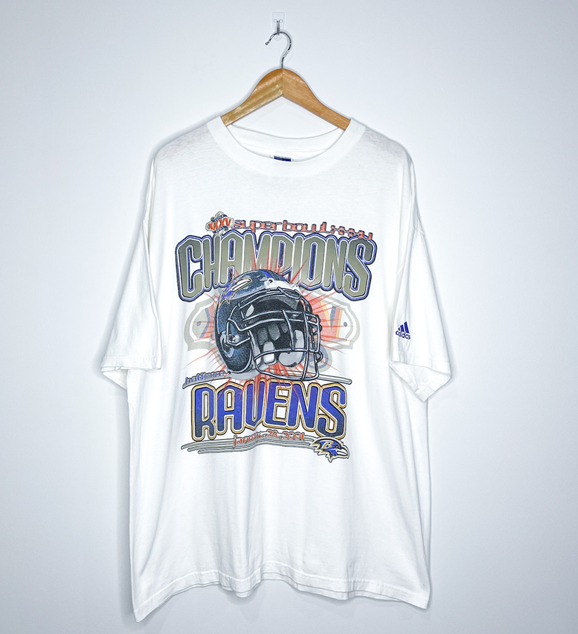 BALTIMORE RAVENS "Super Bowl XXXV Champions" HELMET TEE