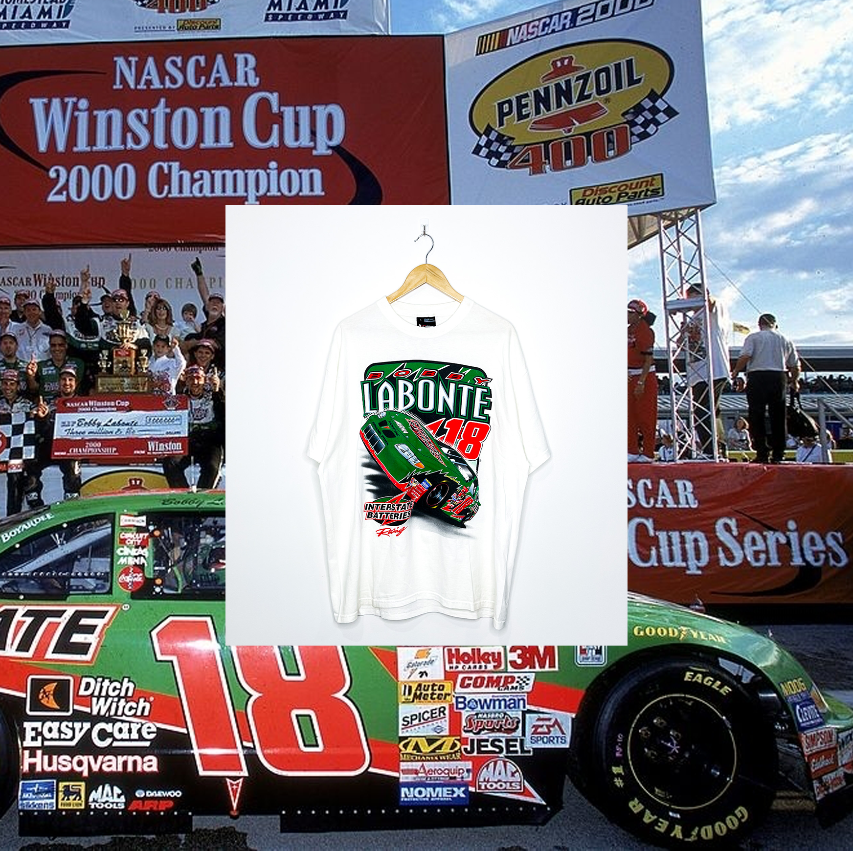 BOBBY LABONTE VINTAGE NASCAR TEE