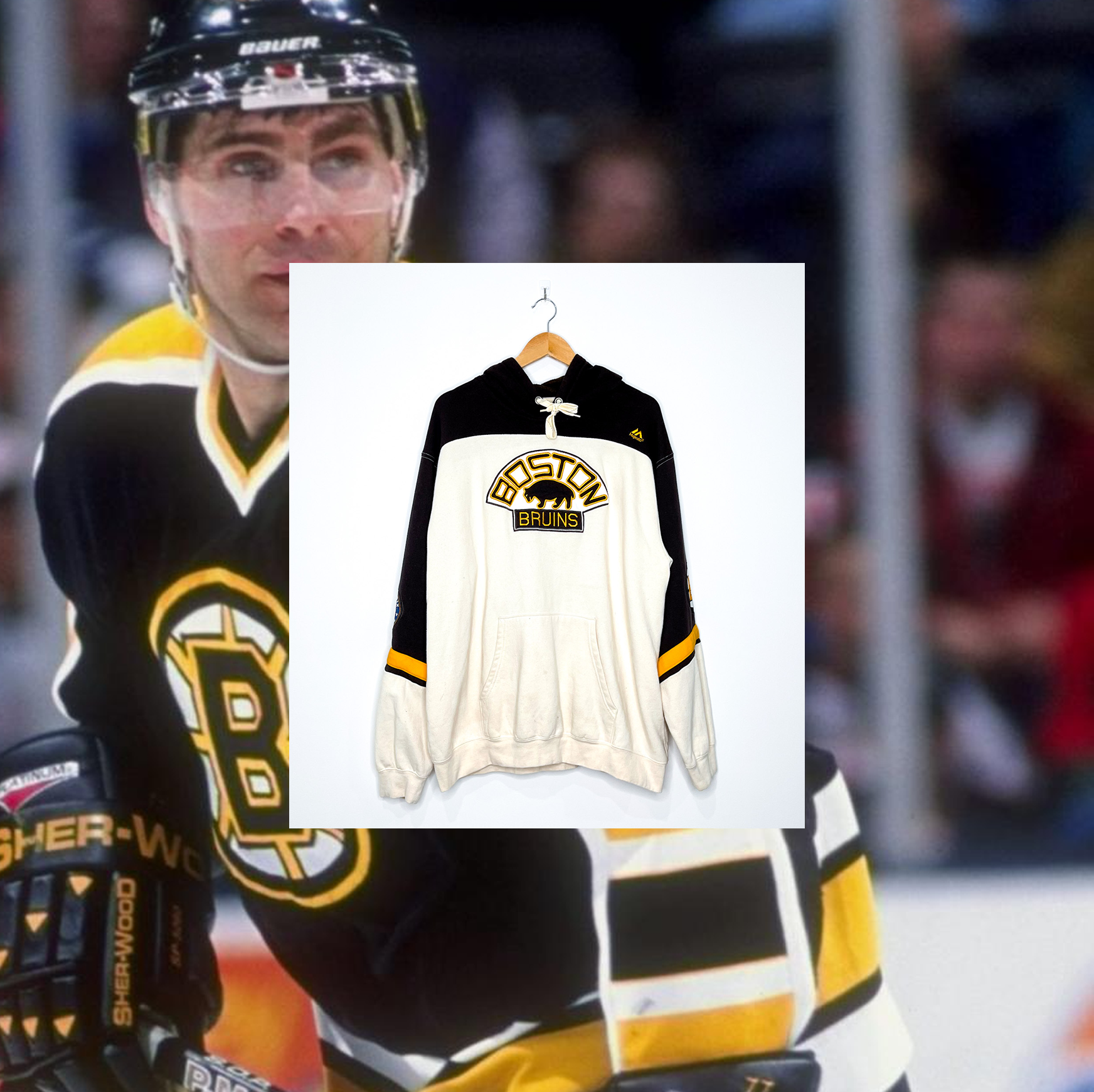 BOSTON BRUINS VINTAGE HOODIE