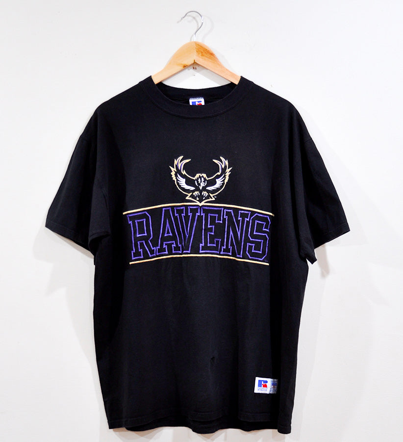 BALTIMORE RAVENS EMBROIDERED VINTAGE TEE