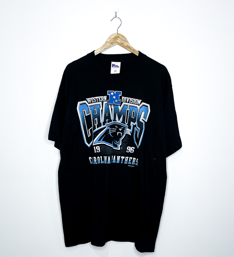 CAROLINA PANTHERS "1996 Westeren Division Champs" VINATGE TEE