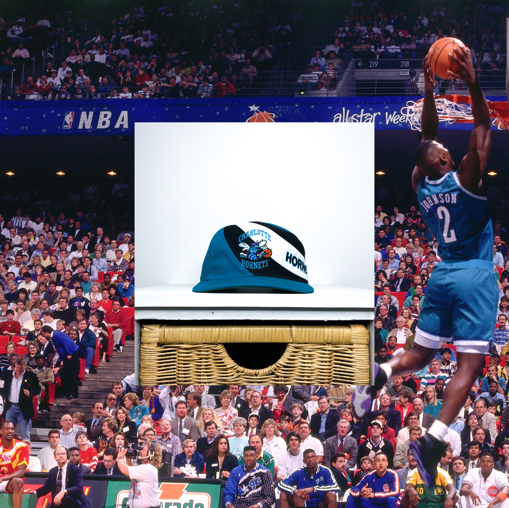 CHARLOTTE HORNETS VINTAGE SNAPBACK (Deadstock)