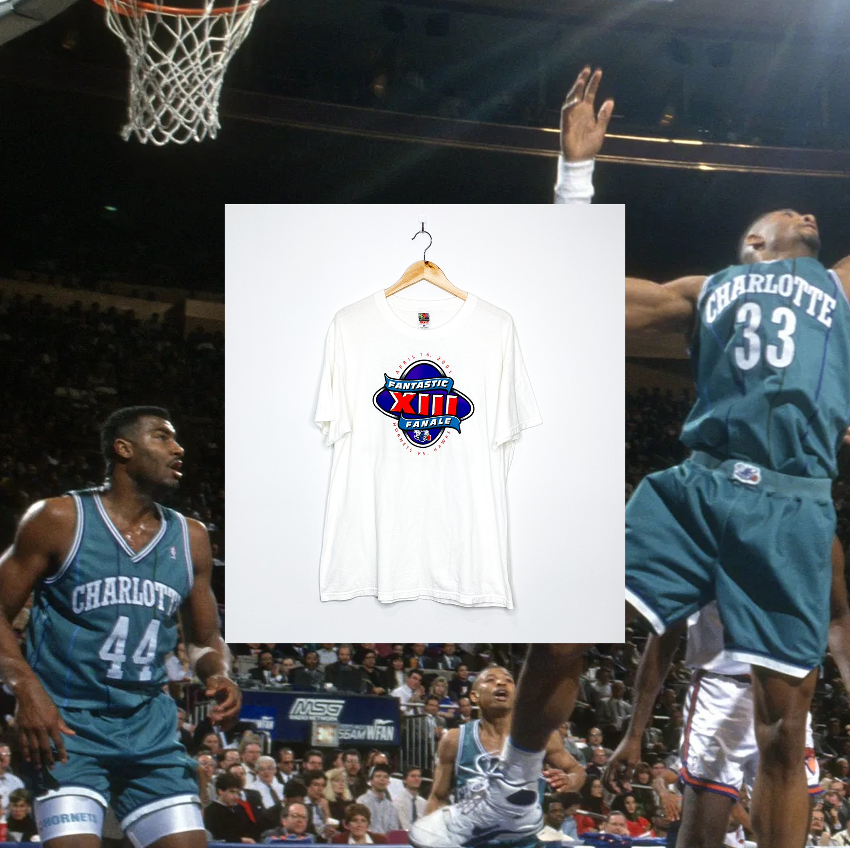 CHARLOTTE HORNETS "Fantastic Fanale XIII" VINTAGE TEE