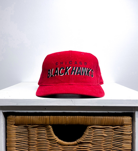 CHICAGO BLACKHAWKS VINTAGE CORDUROY HAT