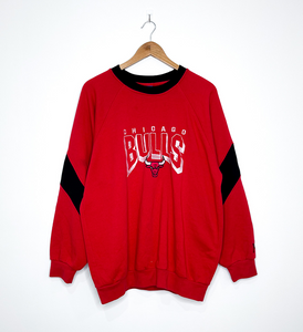CHICAGO BULLS VINTAGE EMBROIDERED CREWNECK