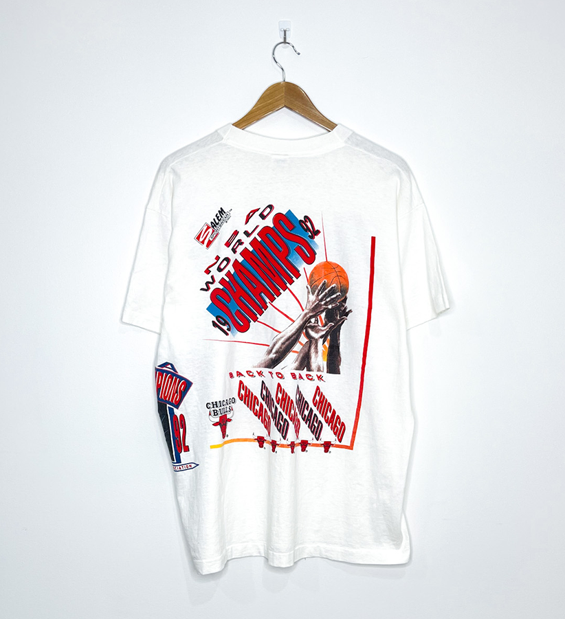 CHICAGO BULLS "1992 World Champions" VINTAGE ALL OVER PRINT TEE
