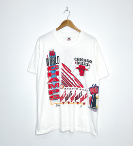 CHICAGO BULLS "1992 World Champions" VINTAGE ALL OVER PRINT TEE