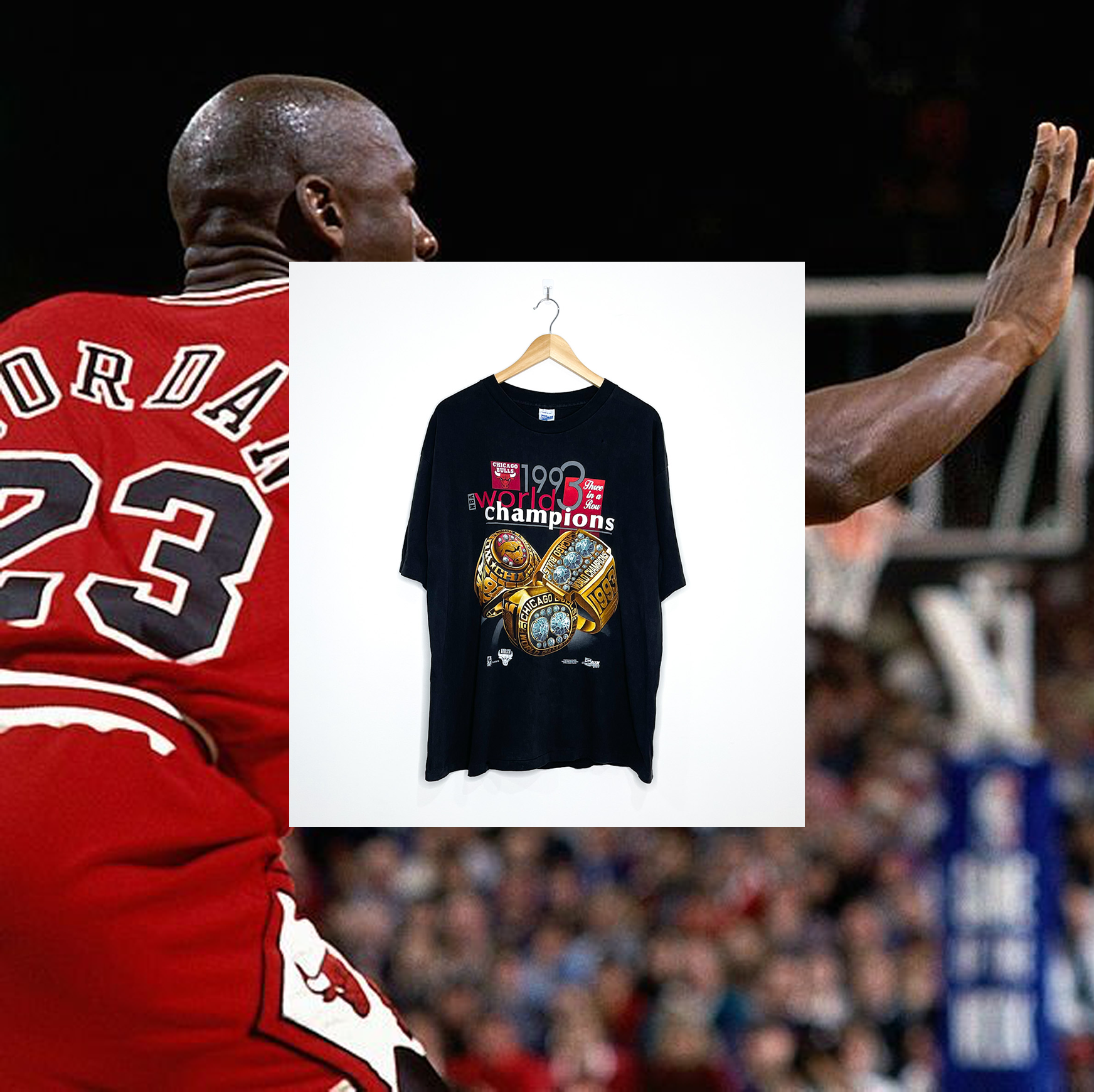Vintage Chicago Bulls 1993 World Championship Sweatshirt NBA