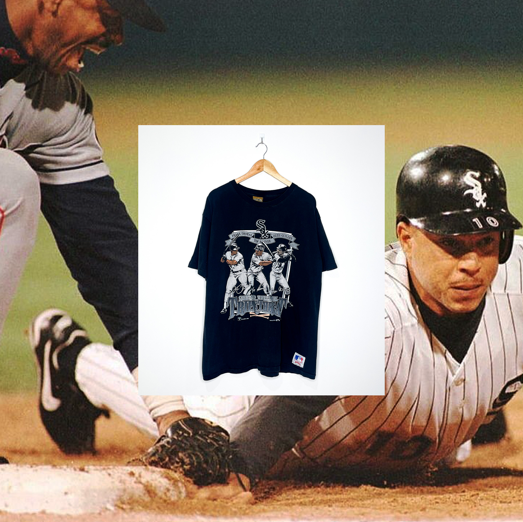 CHICAGO WHITE SOX "Triple Threat" VINTAGE PLAYER TEE