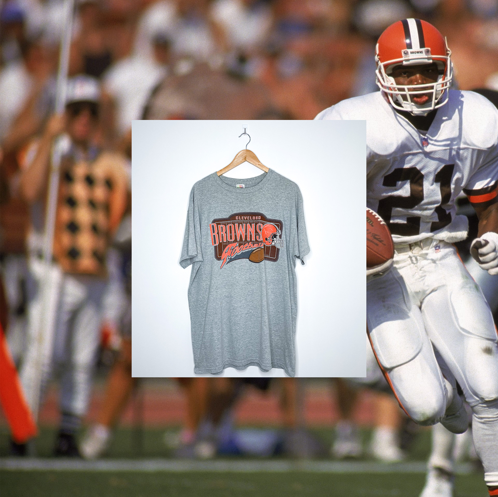 CLEVELAND BROWNS "Cleveland Browns Football" TEE