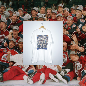 COLORADO AVALANCHE "1996 Stanley Cup Champions" CARICATURE TEE"