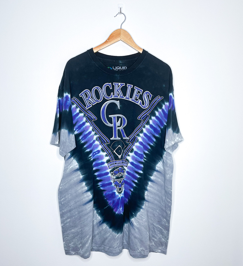 COLORADO ROCKIES VINTAGE TYE-DIE TEE