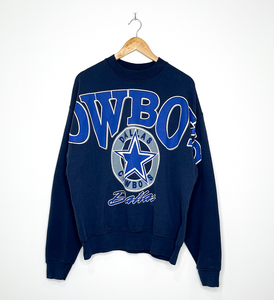 DALLAS COWBOYS VINTAGE SPELLOUT CREWNECK