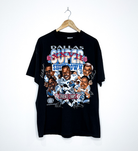 DALLAS COWBOYS "Dallas Super Showdown" CARICATURE TEE