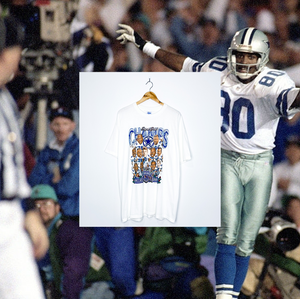 DALLAS COWBOYS "Super Bowl XXVII Champions" CARICATURE TEE