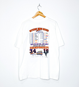 DENVER BRONCOS "Super Bowl Champions" VINTAGE RING TEE