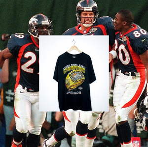 DENVER BRONCOS "Super Bowl XXXII Champions" VINTAGE RING TEE