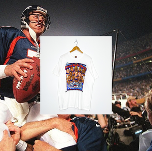 DENVER BRONCOS "Super Bowl XXXIII Champions" CARICATURE TEE (Deadstock)