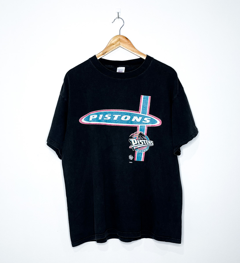 DETROIT PISTONS VINTAGE LOGO TEE