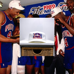 Mitchell & Ness 1989 NBA Finals Patch HWC Detroit Pistons Snapback