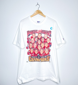 DETROIT RED WINGS "1997 Stanley Cup Champions" CARICATURE TEE (Deadstock)