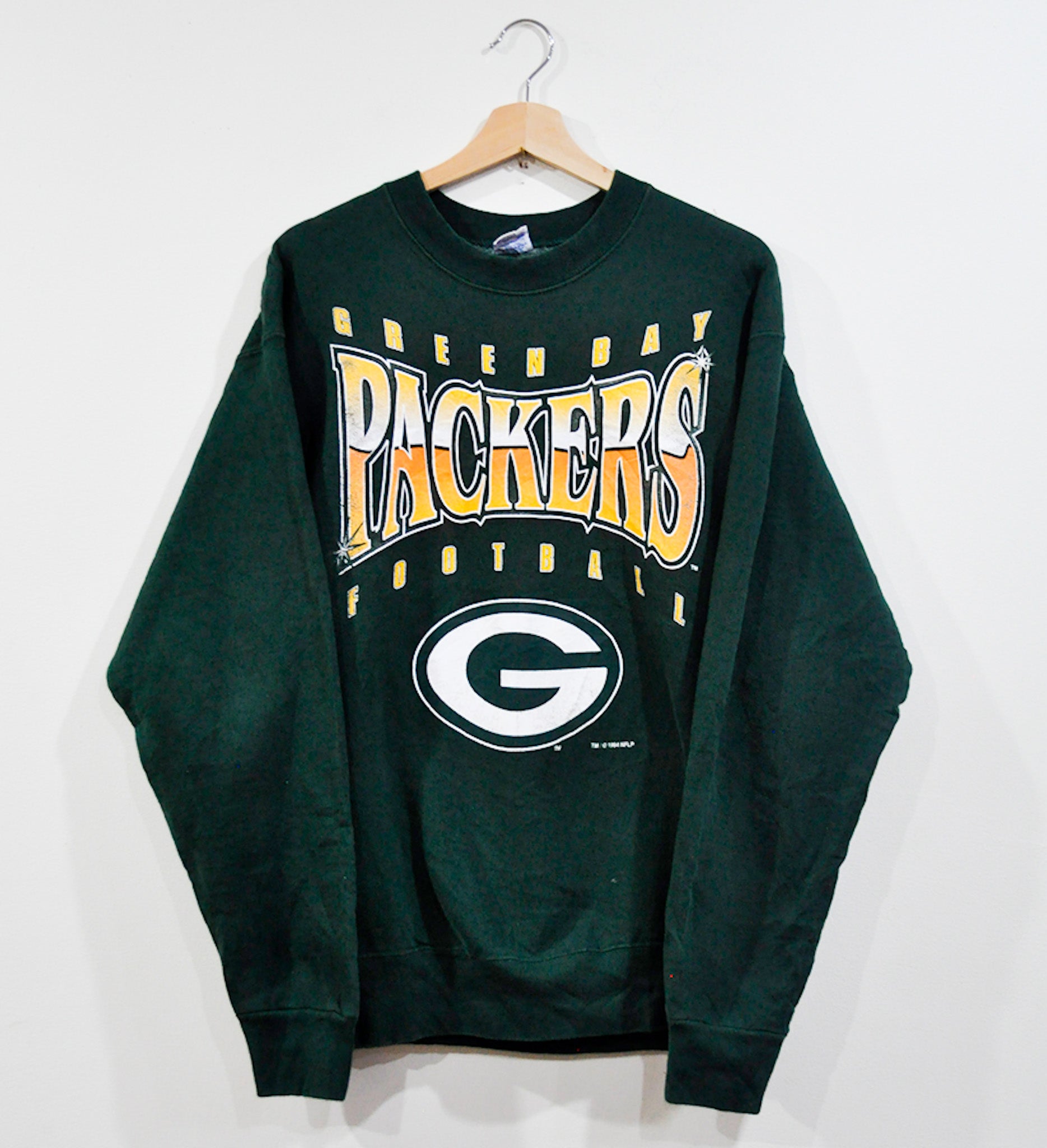 GREEN BAY PACKERS 1994 SPELLOUT CREWNECK