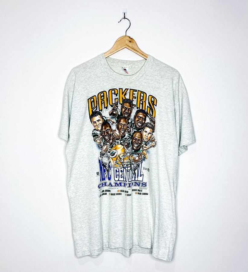 GREEN BAY PACKERS "NFC Central Champions" CARICATURE TEE