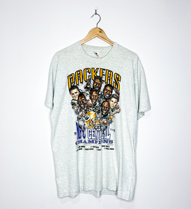 GREEN BAY PACKERS "NFC Central Champions" CARICATURE TEE