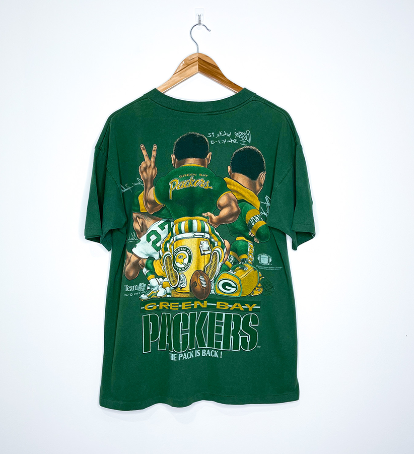GREEN BAY PACKERS "The Pack is Back" CARICATURE TEE